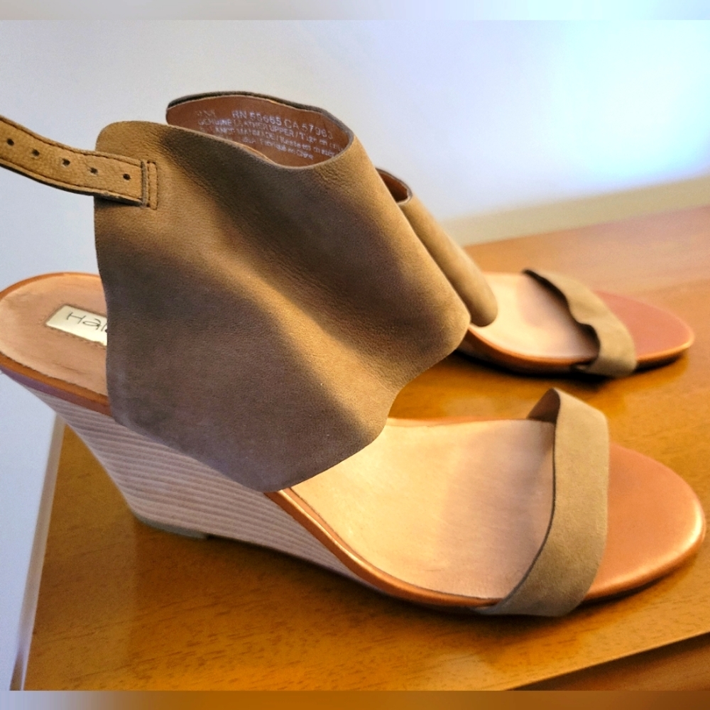 Halogen Wedge Sandals